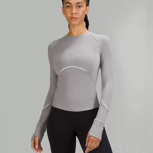 Lululemon Rulu Reflective Running Long Sleeve Shirt